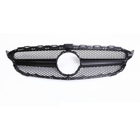 CALANDRE LOOK AMG BLACK POUR MERCEDES CLASSE C W205 CALANDRE LOOK AMG BLACK POUR MERCEDES CLASSE C W205