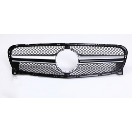 CALANDRE LOOK AMG SILVER POUR MERCEDES CLASSE C W205 CALANDRE LOOK AMG SILVER POUR MERCEDES CLASSE C W205