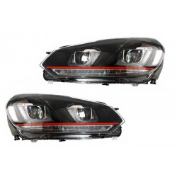 PHARE AVANT LED LOOK GOLF 7 GTI POUR VOLKSWAGEN GOLF 6