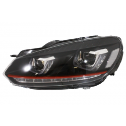 PHARE AVANT LED LOOK GOLF 7 GTI POUR VOLKSWAGEN GOLF 6