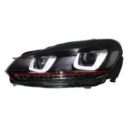 PHARE AVANT LED LOOK GOLF 7 GTI POUR VOLKSWAGEN GOLF 6
