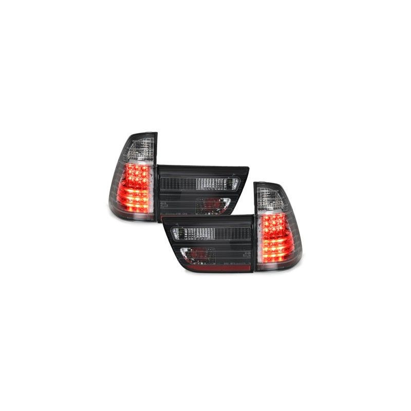 Luzes LED de cristal tingido para BMW X5 E53 99-03