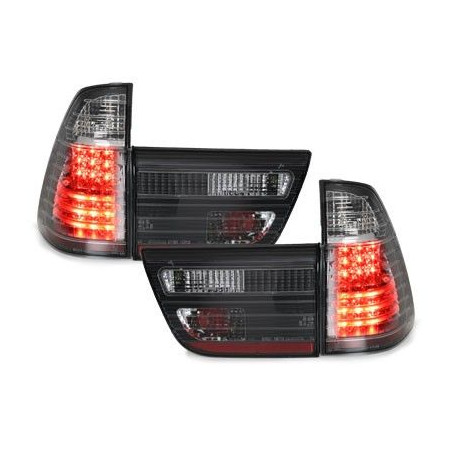 Luzes LED de cristal tingido para BMW X5 E53 99-03 Luzes LED de cristal tingido para BMW X5 E53 99-03