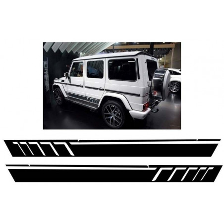 MATTE VINYL STICKER AMG LOOK VOOR MERCEDES G-KLASSE W463 MATTE VINYL STICKER AMG LOOK VOOR MERCEDES G-KLASSE W463