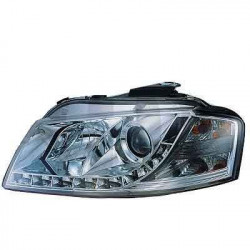 Paire de phares avant + Light bar intégrés pour Audi A3 8P 03-08