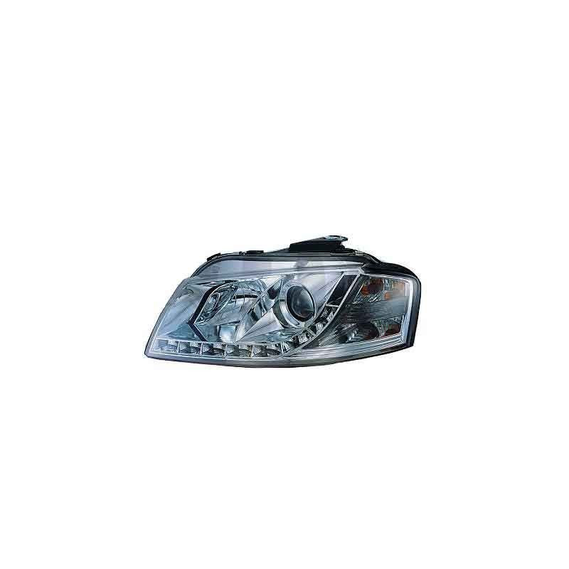 Paire de phares avant + Light bar intégrés pour Audi A3 8P 03-08