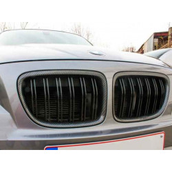 Grilles de calandre double Noir Brillante pour BMW X1 E84
