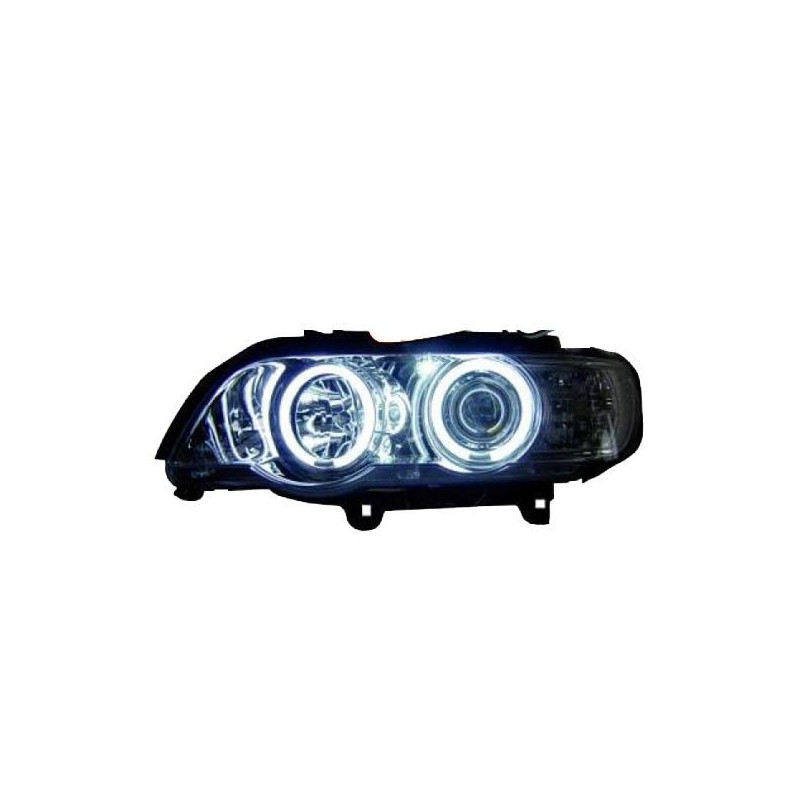 Phares Angel eyes BMW X5 E53 1999 à 2003