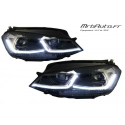 PHARES LED LOOK R POUR VOLKSWAGEN GOLF 7 