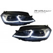 PHARES LED LOOK R POUR VOLKSWAGEN GOLF 7 