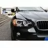 PHARES NOIR XENON LED LOOK FACELIFT POUR BMW X5 E70