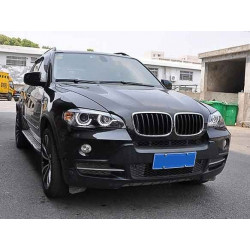 SCHWARZE XENON-LED-SCHEINWERFER FACELIFT-LOOK FÜR BMW X5 E70