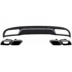 DIFFUSEUR + ECHAPPEMENT LOOK C63 POUR MERCEDES CLASSE C W205
