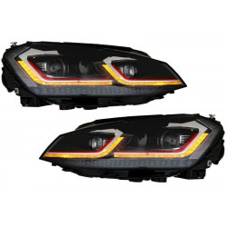 PHARES LED FACELIFT GTI POUR VOLKSWAGEN GOLF 7 