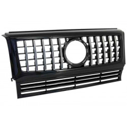 PARRILLA COMPLETAMENTE NEGRA LOOK G65 AMG PARA MERCEDES CLASE G W463