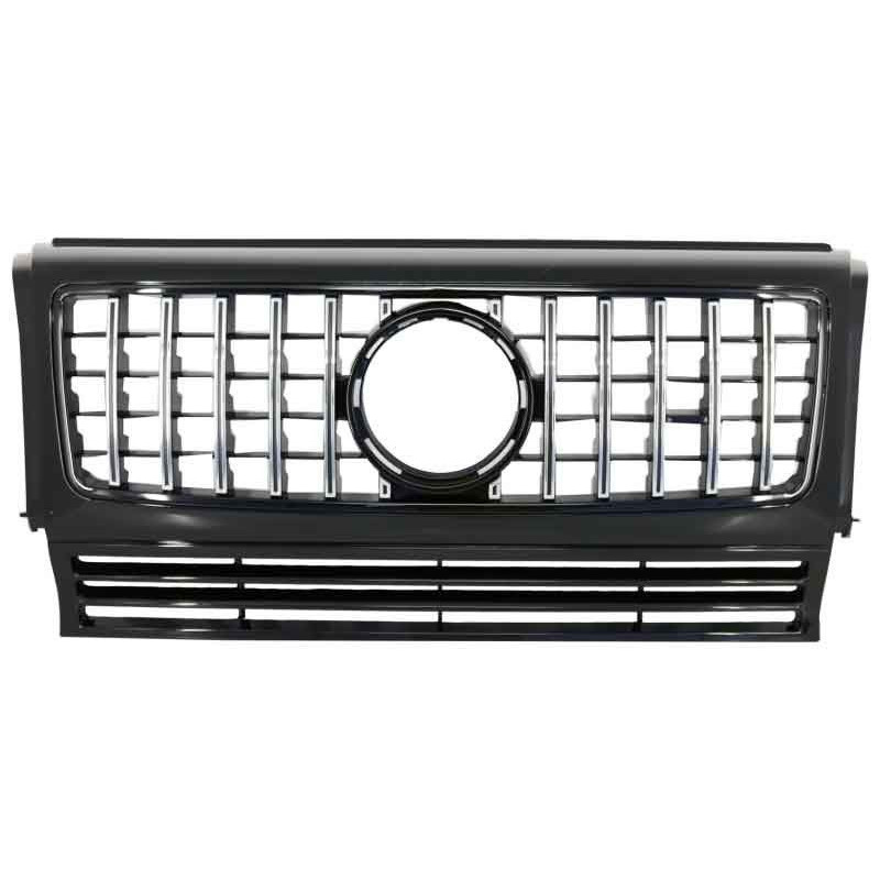 PARRILLA COMPLETAMENTE NEGRA LOOK G65 AMG PARA MERCEDES CLASE G W463