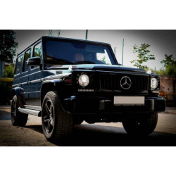 ZWARTE GTR GRILLE LOOK G65 AMG VOOR MERCEDES G KLASSE W463