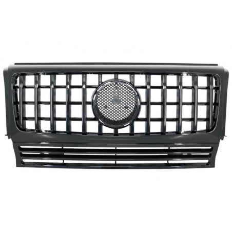 PARRILLA GTR NEGRA CON ESTILO G65 AMG PARA MERCEDES CLASE G W463