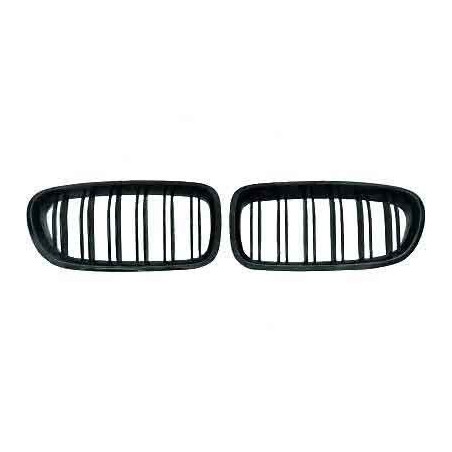 Grilles Calandre Double Noir Brillante Look M Pour BMW X5 X6