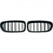 Grilles Calandre Double Noir Brillante Look M Pour BMW X5 X6