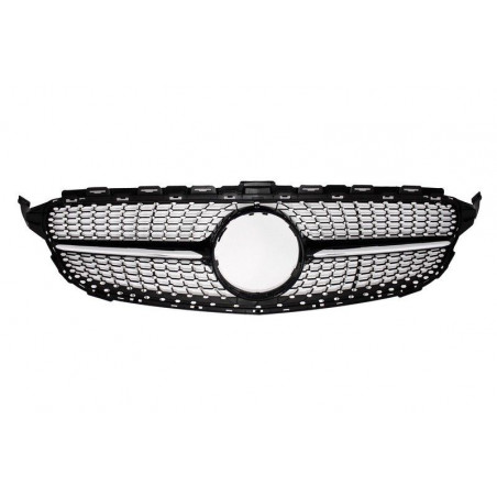 CALANDRE DIAMANT POUR MERCEDES CLASSE C W205 CALANDRE DIAMANT POUR MERCEDES CLASSE C W205