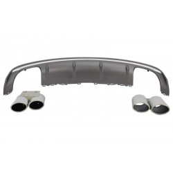 DIFFUSEUR AVEC ECHAPPEMENTS LOOK S3 POUR AUDI A3