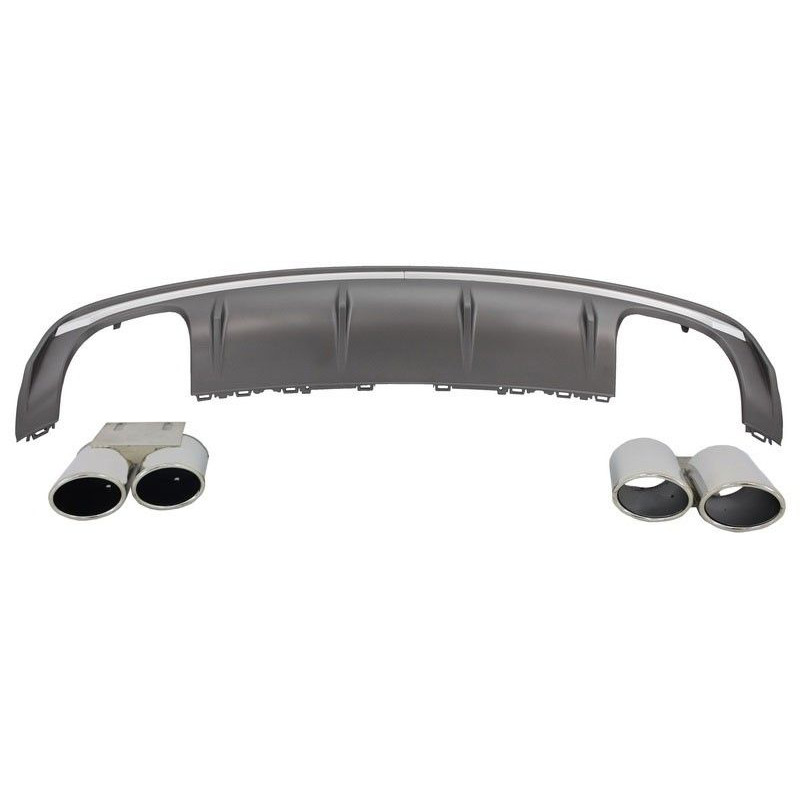 DIFFUSOR MIT S3 LOOK AUSPUFF FÜR AUDI A3