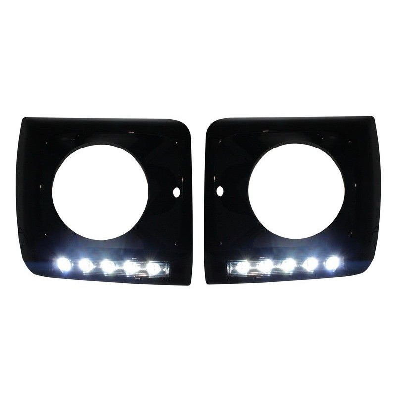 CADRES DE PHARES + FEUX LED POUR MERCEDES CLASSE G W463