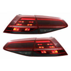 FEUX ARRIERE FACELIFT LED POUR VOLKSWAGEN GOLF 7 LOOK GTI