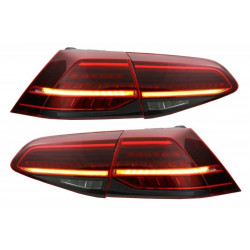 FEUX ARRIERE FACELIFT LED POUR VOLKSWAGEN GOLF 7 LOOK GTI