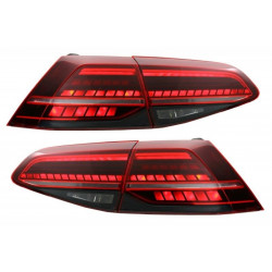 FEUX ARRIERE FACELIFT LED POUR VOLKSWAGEN GOLF 7 LOOK GTI