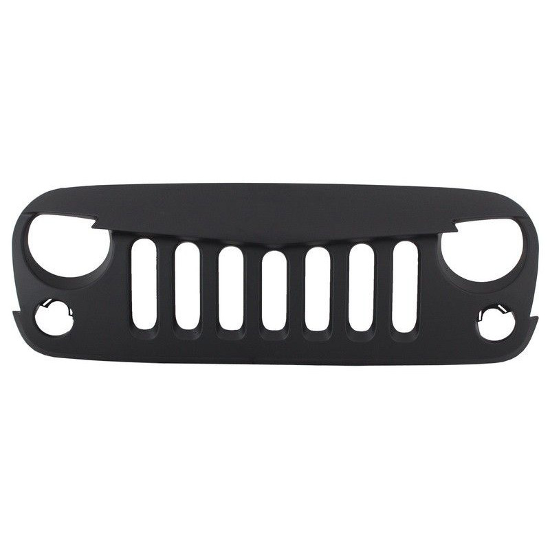 Kühlergrill, glänzend, schwarz, für Jeep Wrangler/Rubicon