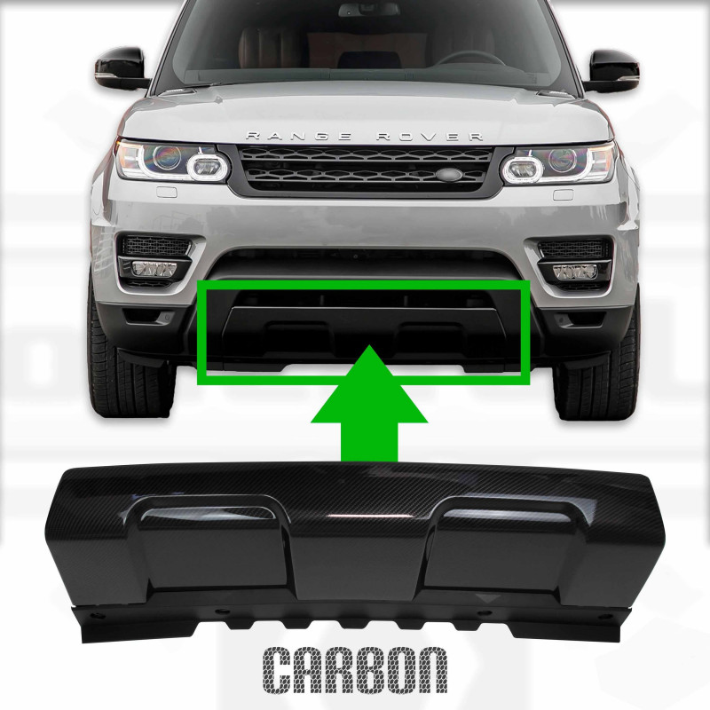 PROTECTION DE PARE-CHOCS AVANT LOOK CARBONE POUR RANGE ROVER SPORT L494
