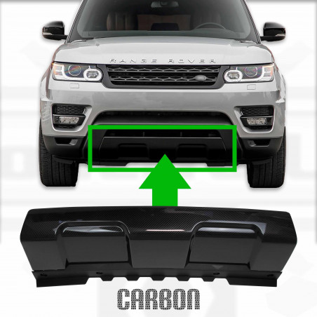 PROTECTION DE PARE-CHOCS AVANT LOOK CARBONE POUR RANGE ROVER SPORT L494