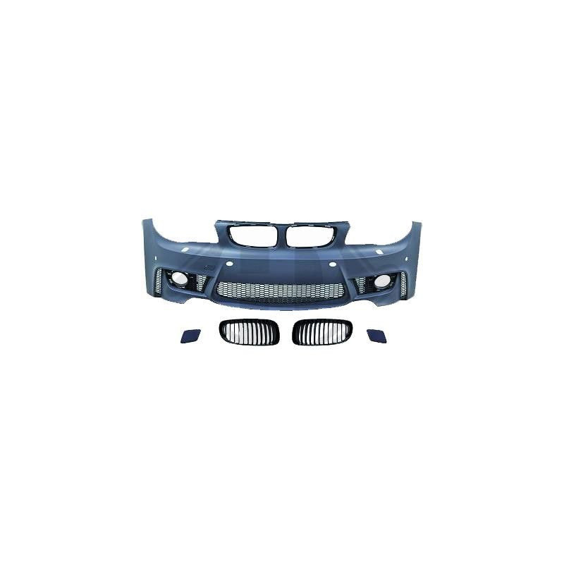 Bumper voor BMW 1 Serie E81/E82/E87/E88 look 1M