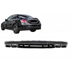 DIFFUSEUR + ECHAPPEMENT LOOK C63 POUR MERCEDES CLASSE C W205