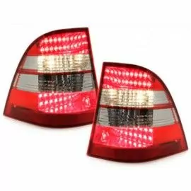 Feux LED rouge teinté pour Mercedes ML W163 98-05