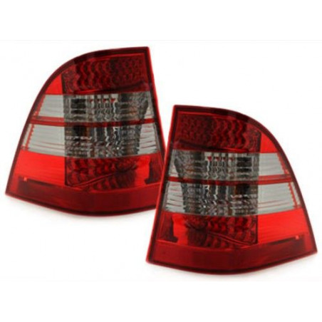 Luci LED tinte rosse per Mercedes ML W163 98-05 Luci LED tinte rosse per Mercedes ML W163 98-05