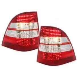 Feux LED rouge/blanc pour Mercedes ML W163 98-05