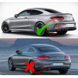 FACELIFT C63 DIFFUSERPAKKET VOOR MERCEDES C-KLASSE W205 FACELIFT C63 DIFFUSERPAKKET VOOR MERCEDES C-KLASSE W205