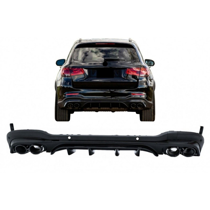DIFFUSOR GLC SUV 2020 LOOK 43 AMG SCHWARZ