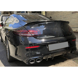 SCHWARZES C43-DIFFUSORPAKET FÜR MERCEDES C-KLASSE COUPE W205