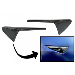 Cache Clignotant en Carbone pour Tesla