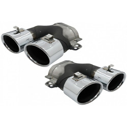 CHROOM DIFFUSER PACK C43 VOOR MERCEDES C-KLASSE COUPE W205