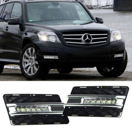 Luces diurnas LED para Mercedes GLK X204 Luces diurnas LED para Mercedes GLK X204