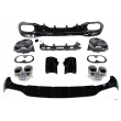 DIFFUSOR + AUSPUFF LOOK A45 FÜR MERCEDES A-KLASSE W176 DIFFUSOR + AUSPUFF LOOK A45 FÜR MERCEDES A-KLASSE W176