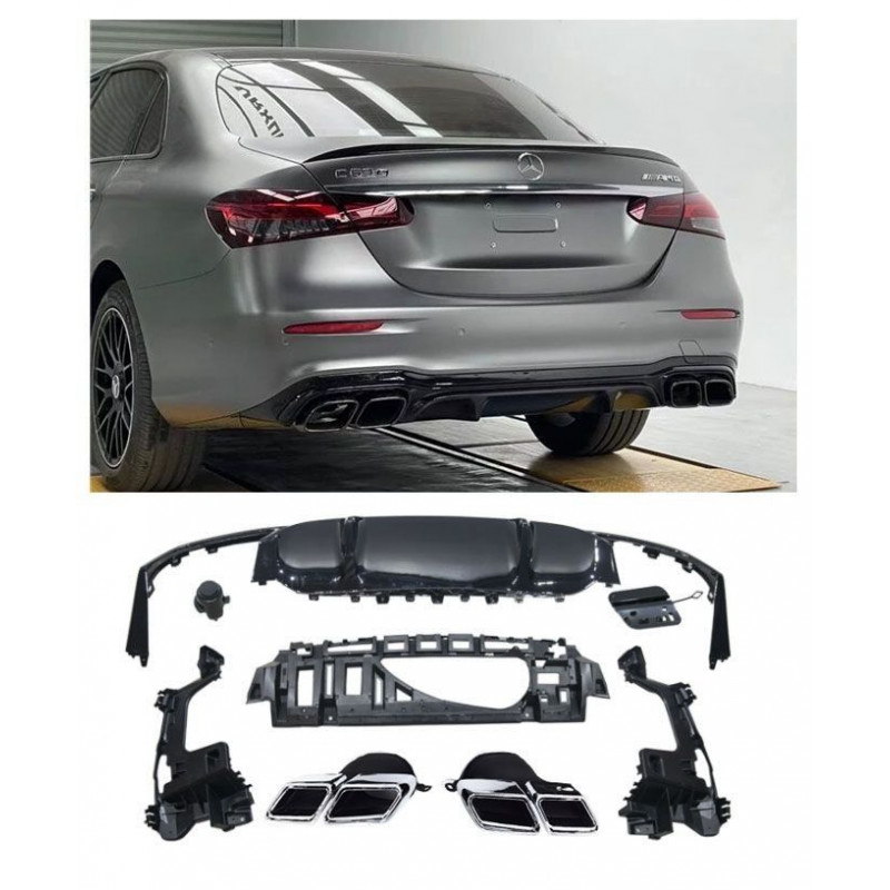 PACK DIFFUSEUR BLACK LOOK AMG E63 POUR MERCEDES CLASSE E W213 FACELIFT