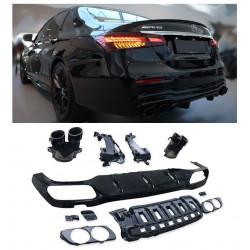 BLACK LOOK AMG E63 DIFFUSER PACK VOOR MERCEDES E-KLASSE W213 FACELIFT
