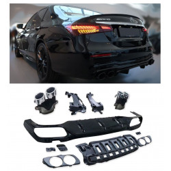 PACK DIFFUSEUR BLACK LOOK AMG E53 POUR MERCEDES CLASSE E W213 FACELIFT
