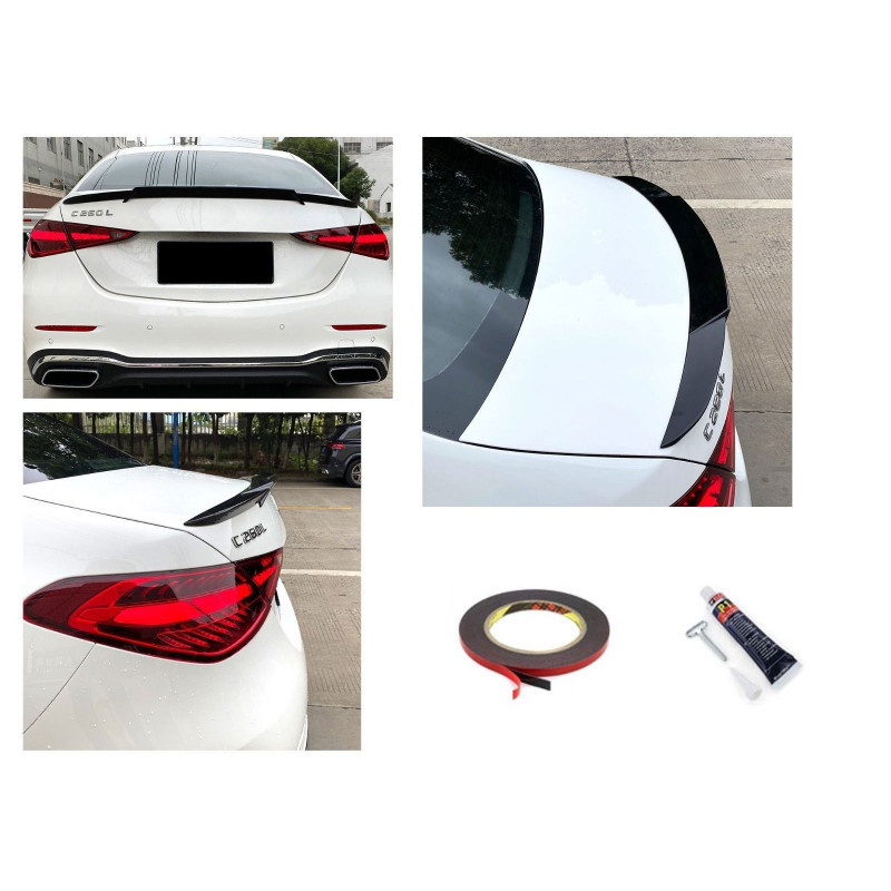 SCHWARZER Spoiler / Spoilerschwert für MERCEDES C-KLASSE W205 